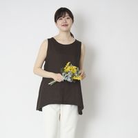 TUTIE./リネンのノースリーブブラウス